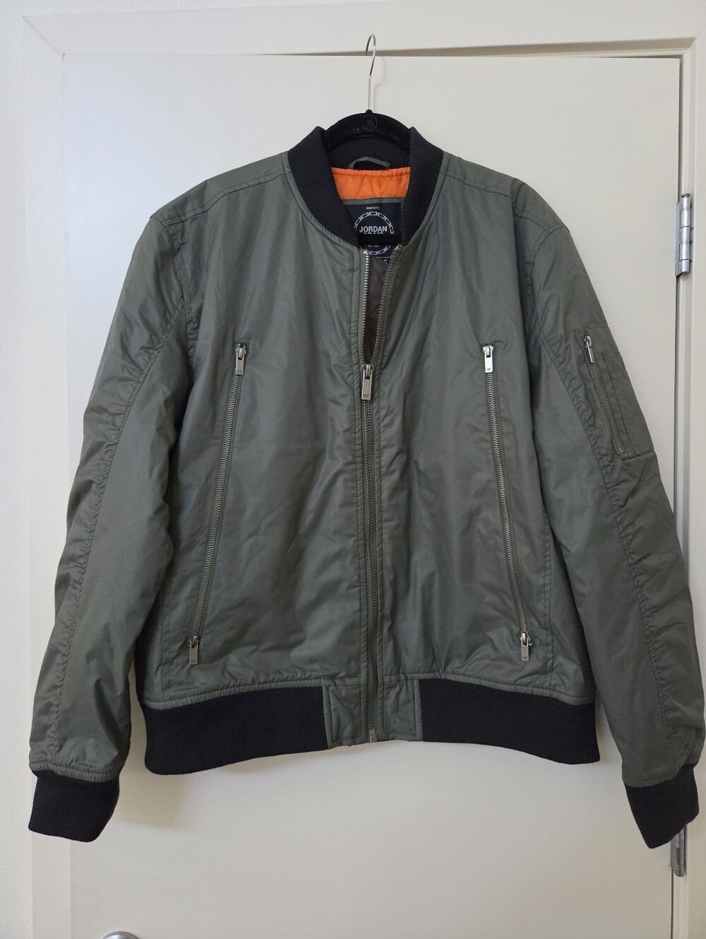 Jordan Craig Legacy Edition MA-1 Bomber Jacket Olive Green Mens Size XL
